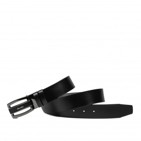 Herren Gürtel 72b glänzend schwarz