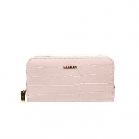 Damenportemonnaie 201g Croco Rosé