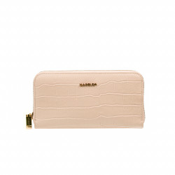 Damen-Geldbörse 201g Croco Pfirsich