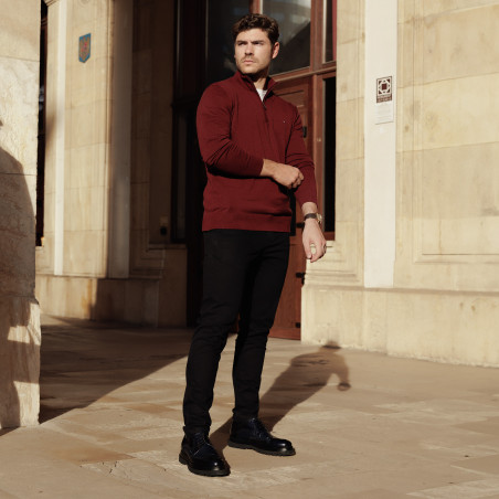 Elegante Herrenschuhe 972 Lack Indigoblau kombiniert lifestyle