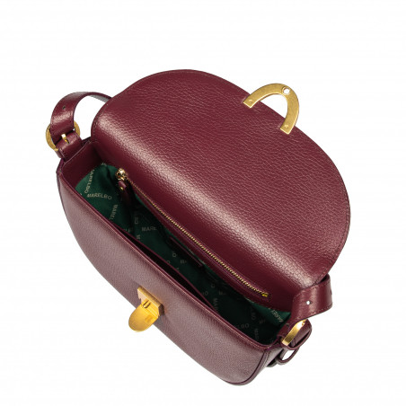Damen-Umhängetasche 035g burgundy