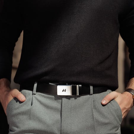 Herren Gürtel 76b schwarz lifestyle