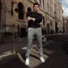 Herren Gürtel 76b schwarz lifestyle