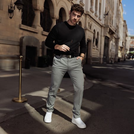 Herren Gürtel 76b schwarz lifestyle