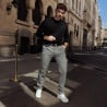 Herren Gürtel 76b schwarz lifestyle