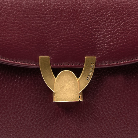 Damen-Umhängetasche 035g burgundy