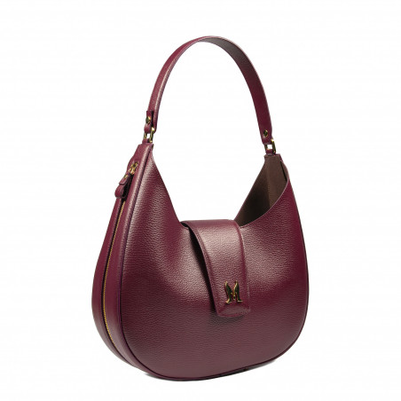 Damentasche Schultertasche 036g Burgundy