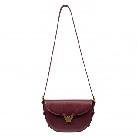 Damen-Umhängetasche 035g burgundy