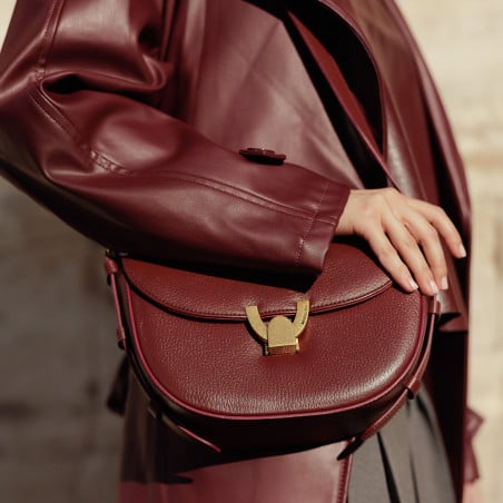 Damen-Umhängetasche 035g burgundy