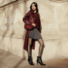 Damen-Umhängetasche 035g burgundy