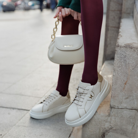 Damentasche Schultertasche 027g panna