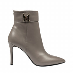 Stiefeletten mit Absatz Damen 1400 Cappuccino