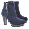 Damen Stiefeletten 1138 Indigo Antilope kombiniert