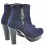 Damen Stiefeletten 1138 Indigo Antilope kombiniert