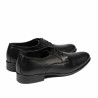 Elegante Herrenschuhe 837 Schwarz