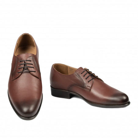 Elegante Herrenschuhe 837 in Cognac