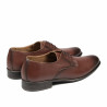 Elegante Herrenschuhe 837 in Cognac