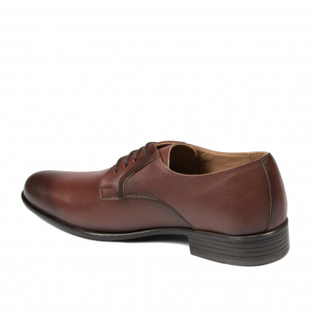 Elegante Herrenschuhe 837 in Cognac