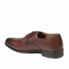 Elegante Herrenschuhe 837 in Cognac