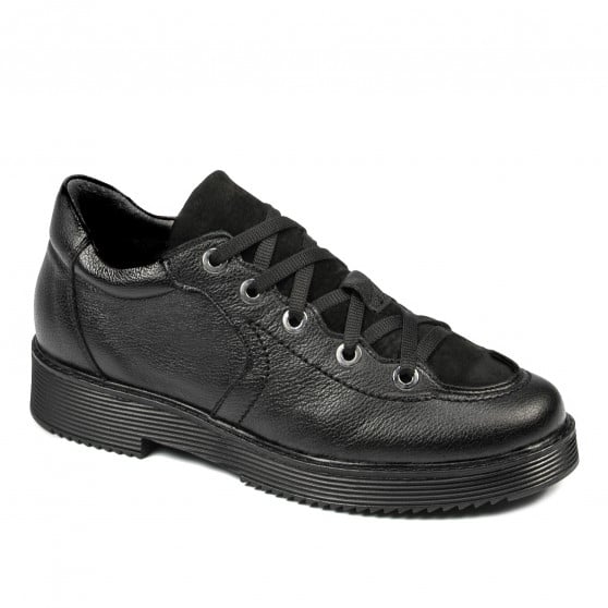 Damen Freizeitschuhe 6026 schwarz kombiniert