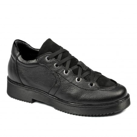 Damen Freizeitschuhe 6026 schwarz kombiniert