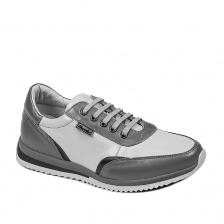 Jugendsportschuhe 374 grau kombiniert