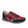 Jugendsportschuhe 374 indigo+rot