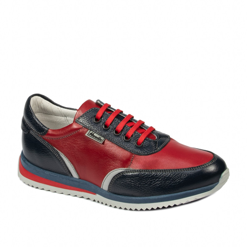 Jugendsportschuhe 374 indigo+rot