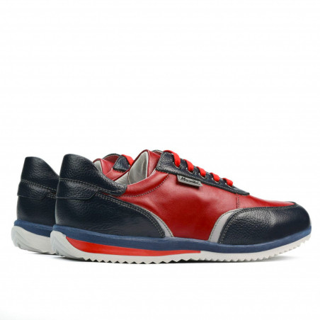 Jugendsportschuhe 374 indigo+rot