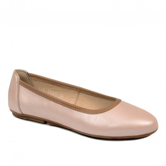 Damen Ballerinas 6027 Puder Perlmutt
