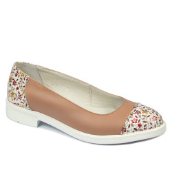 Damen Ballerinas 6036 nude kombiniert