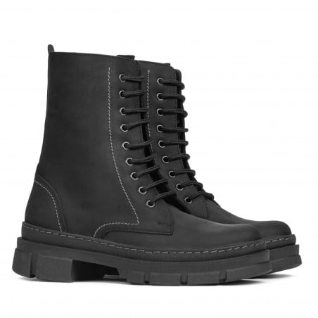 Damenstiefeletten 3366 Tuxon Schwarz