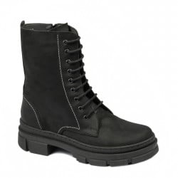 Damenstiefeletten 3366 Tuxon Schwarz