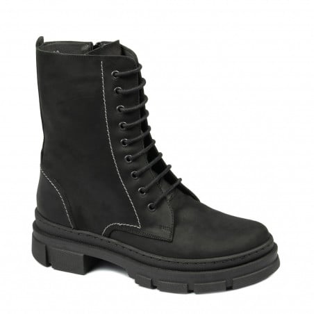 Damenstiefeletten 3366 Tuxon Schwarz
