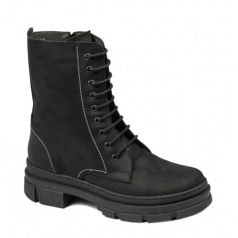 Damenstiefeletten 3366 Tuxon Schwarz