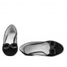 Elegante/Freizeit Damenschuhe 1290 Schwarz Antilope