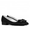 Elegante/Freizeit Damenschuhe 1290 Schwarz Antilope