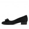 Elegante/Freizeit Damenschuhe 1290 Schwarz Antilope