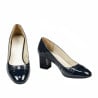 Elegante Damenschuhe 1268 Lack Indigo