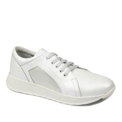 Damen Sport/Freizeitschuhe 6010 Perlmuttweiß kombiniert