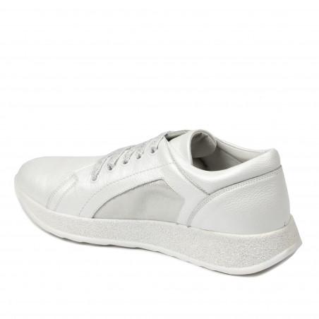 Damen Sport/Freizeitschuhe 6010 Perlmuttweiß kombiniert