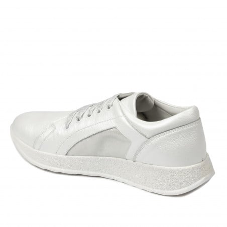 Damen Sport/Freizeitschuhe 6010 Perlmuttweiß kombiniert