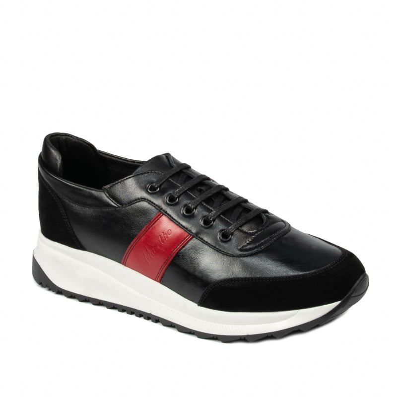 Damen Sportschuhe 6030 schwarz+rot