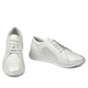 Damen Sport/Freizeitschuhe 6010 Perlmuttweiß kombiniert