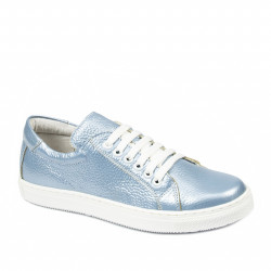 Damen Sportschuhe 695 blau perlmuttfarben