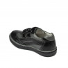 Kleinkinderschuhe 16c schwarz+grau