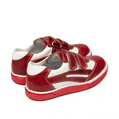 Kleinkinderschuhe 16c rot+weiß