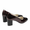 Elegante Damenschuhe 1268 Lack Bordeaux