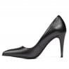 Elegante Damenschuhe 1246 Anthrazit Perlmutt