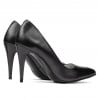 Elegante Damenschuhe 1246 Anthrazit Perlmutt